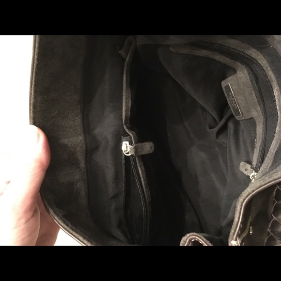 Alfani Leather handbag, shoulder bag - Picture 6 of 8